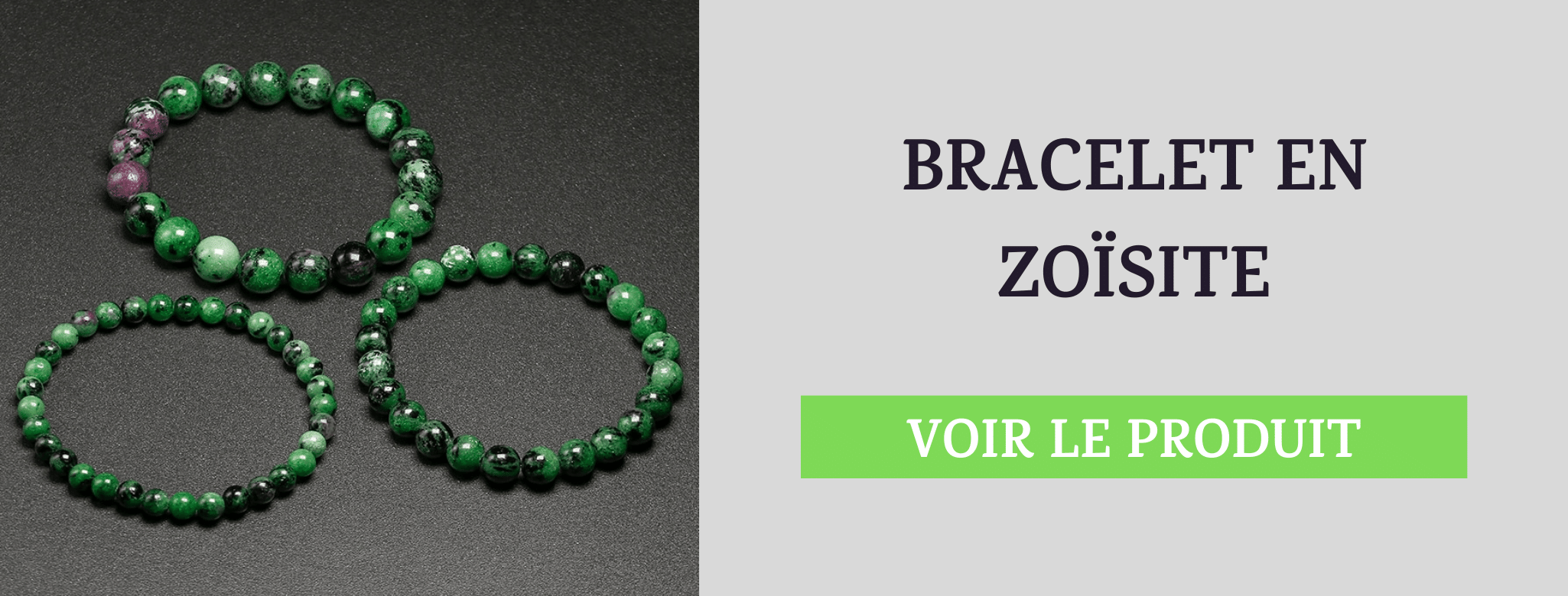 Bracelet Zoïsite