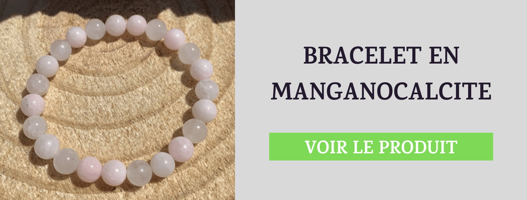 Bracelet Manganocalcite