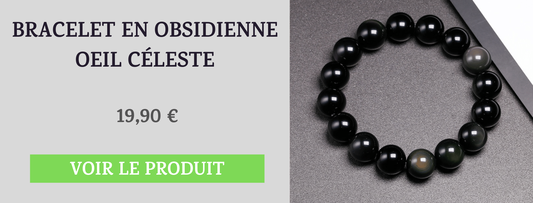Pierre Obsidienne Oeil Céleste : Découvrez ses Secrets ! - Boutique Namasté