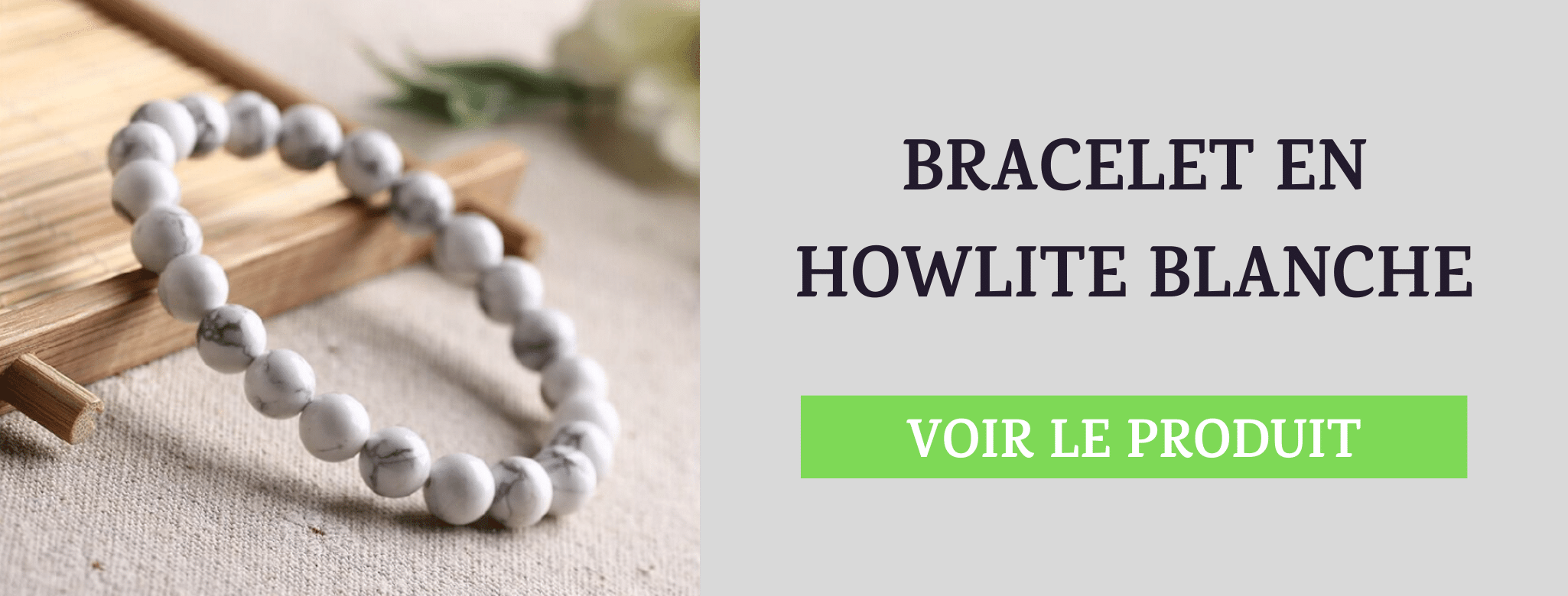 Bracelet Howlite Burn Out
