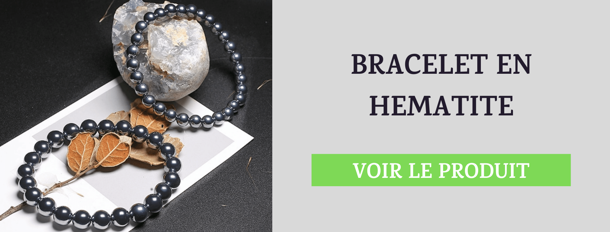 Bracelet Hématite