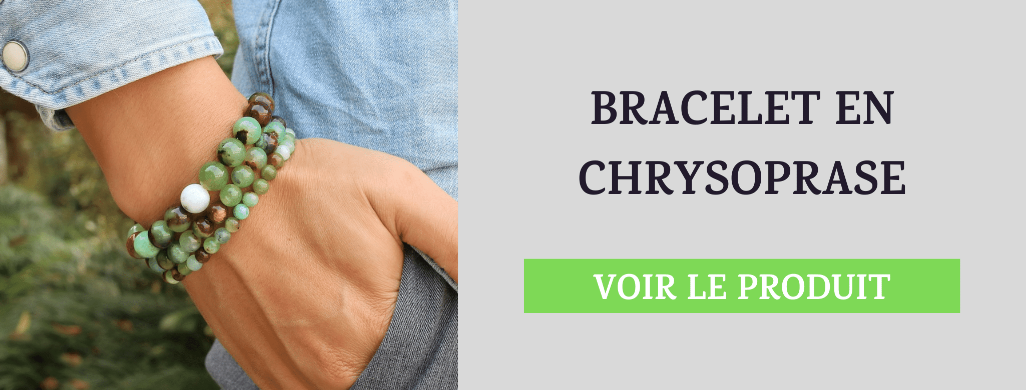 Bracelet Chrysoprase Renouveau