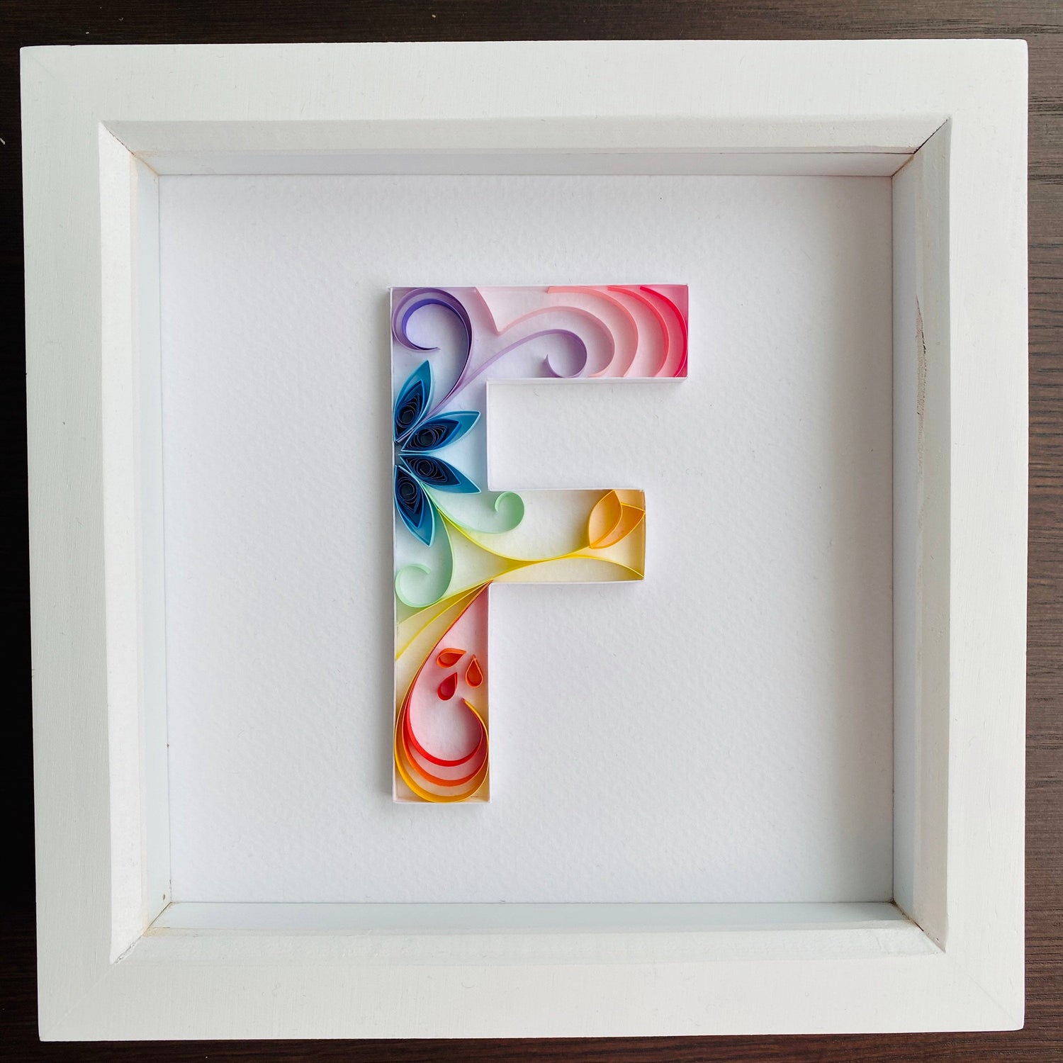 quilling letters of alphabet