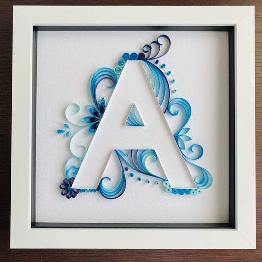 quilling letters of alphabet