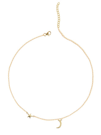 Golden Star Choker Necklace