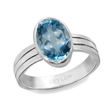 Blue Topaz and White Sapphire Cocktail Ring – Louis XV Jewelers