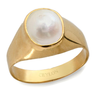 Amazon.com: Ramneek Jewels Divya Shakti 6.25-6.50 Carats Pearl Silver Ring ( Moti/Mukta Silver Ring) 100% Original AAA Quality Gemstone (4) : Arts,  Crafts & Sewing