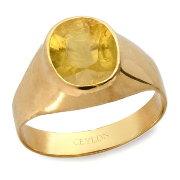 Buy Pukhraj Gold Ring Online In India - Etsy India