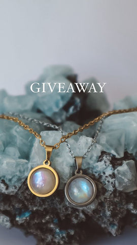 win white moonstone necklace giveaway with solistial