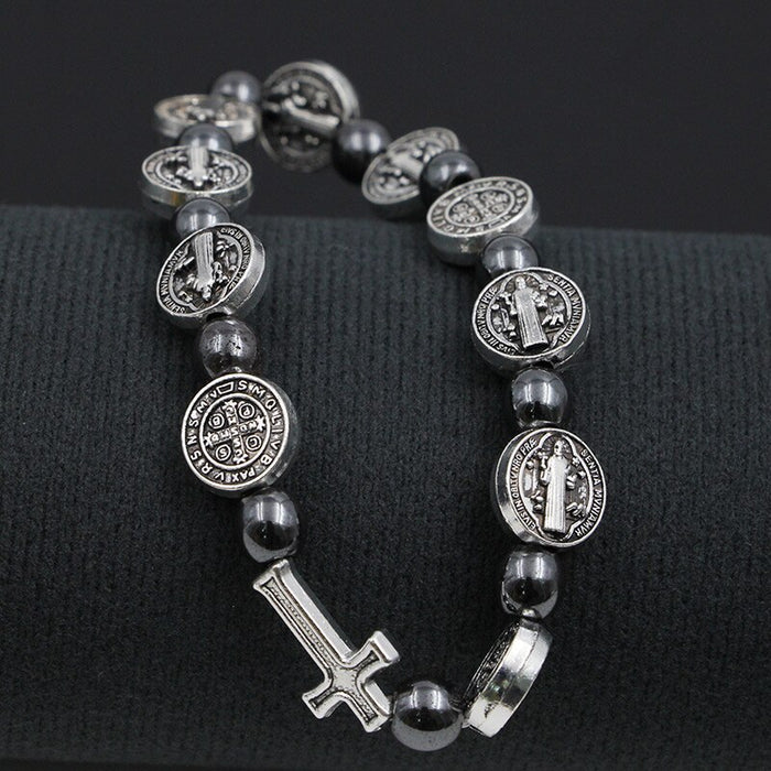 bracelet en perles religieux chrétien