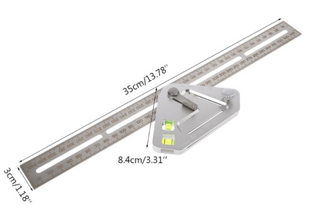 Tootock Multifunctional Woodworking Triangle Ruler WM161