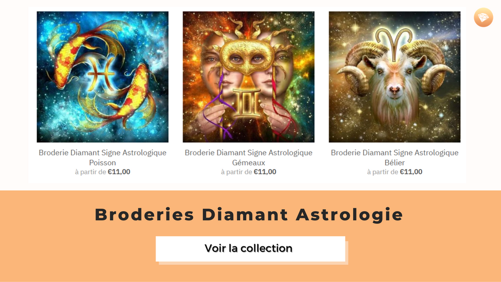 Broderie diamant Astrologie