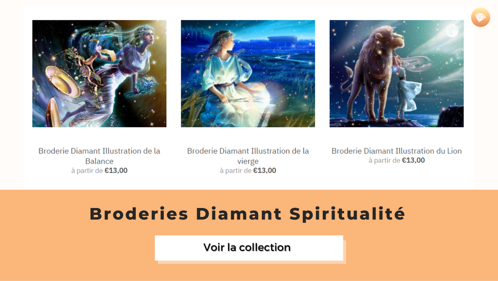 Broderies Diamant Spiritualité