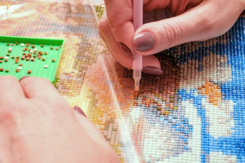 broderie diamant en création