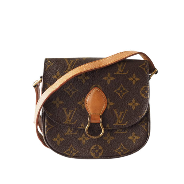 LOUIS VUITTON Monogram Bebe Saint Cloud Shoulder Bag M51245 LV