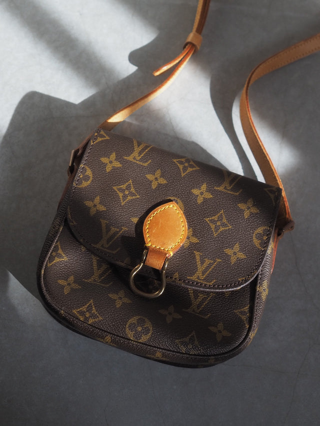 LOUIS VUITTON Monogram Bebe Saint Cloud Shoulder Bag M51245 LV