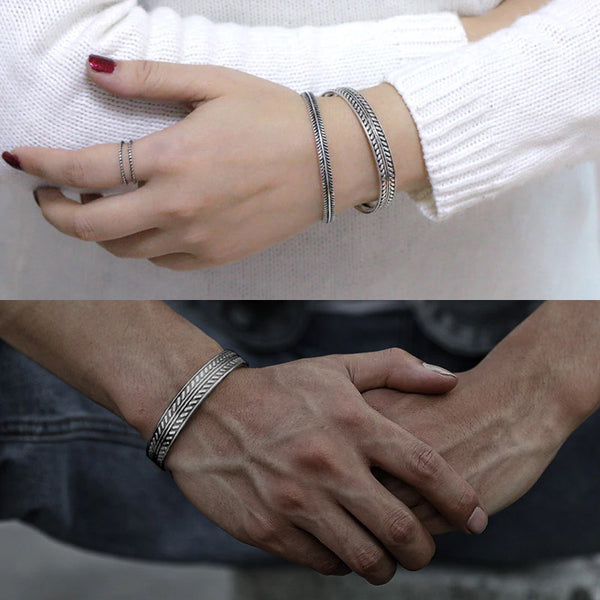 Chandra-Chandrahra-Bracelets-Argent-Portes-Par-Homme-Et-Femme