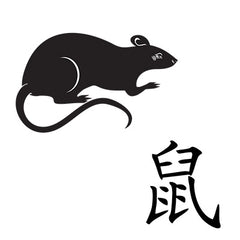 Astrologische Signal-Chinois-Anneee-Du-rat