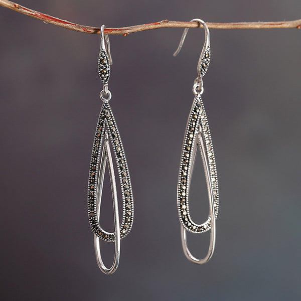 Pair-de-boucles-d-oreilles-argent-massif-et-marcassite-nam-tok