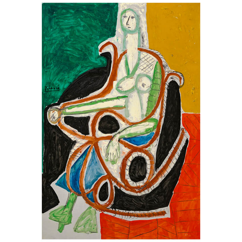 Pablo Picasso Femme dans un Rocking-Chair 1956