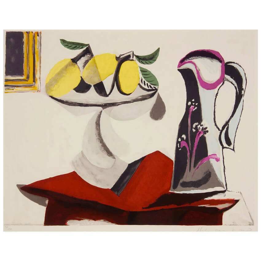 Pablo Picasso Still Life with Lemon and Jug