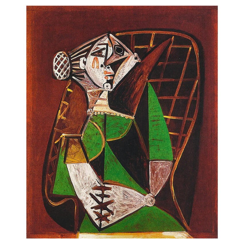 Pablo Picasso Woman in Green Dress