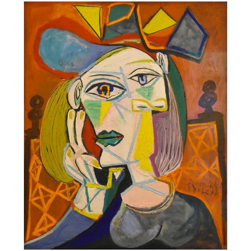 Pablo Picasso Woman in a Multicolored Hat, 1939