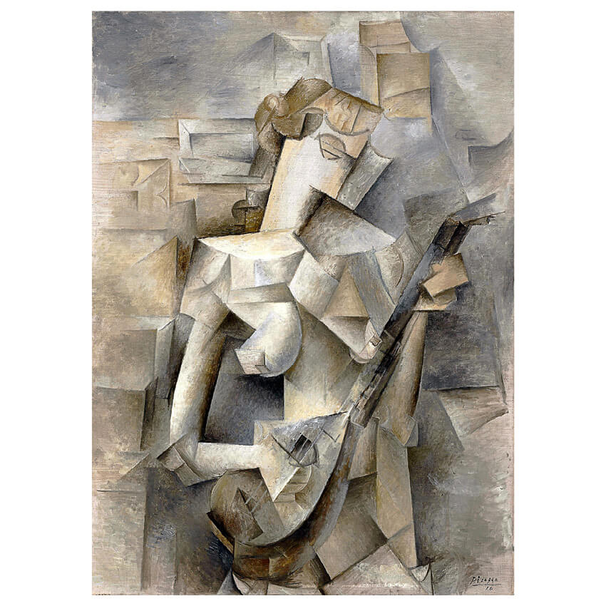 Girl with a Mandolin 1910 by Pablo Picasso