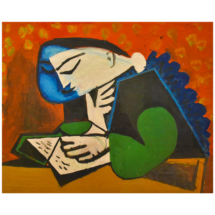 Pablo Picasso Woman Reading 1953