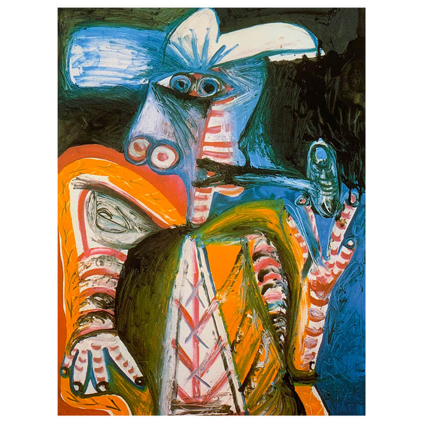 Pablo Picasso Personnage a la Pipe 1971