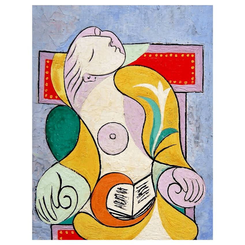 Pablo Picasso Reading (Marie Thérèse Walter) 1932