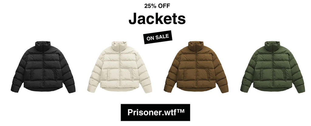 Short Puffer Jacket in Black - Urban Winter Fashion Staple – Prisoner.wtf™