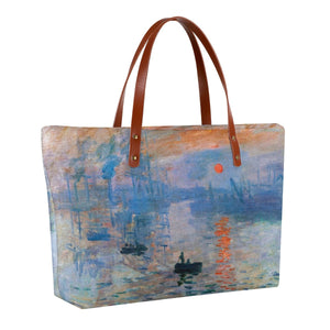 Claude Monet Tote Bag Impression Sunrise Claude Monet 