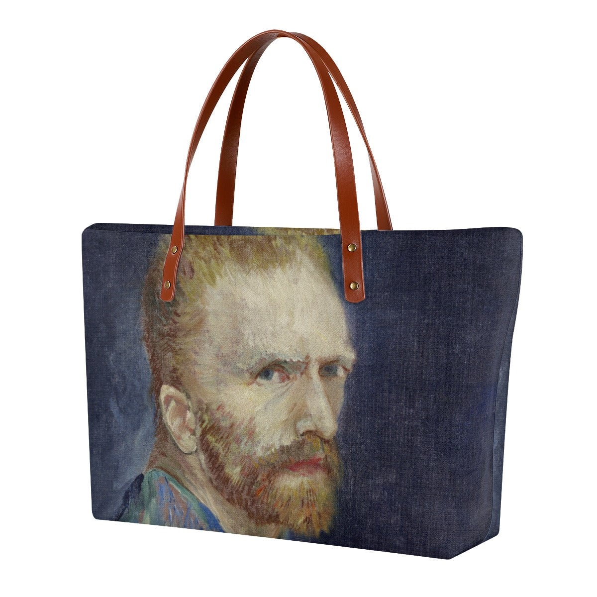 Van Gogh Straw Hat Reusable Tote Bag