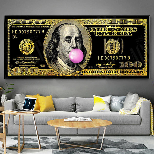 Luxury Money Perfume In Bag Art Canvas Painting Print Wall Art – The Mob  Wife