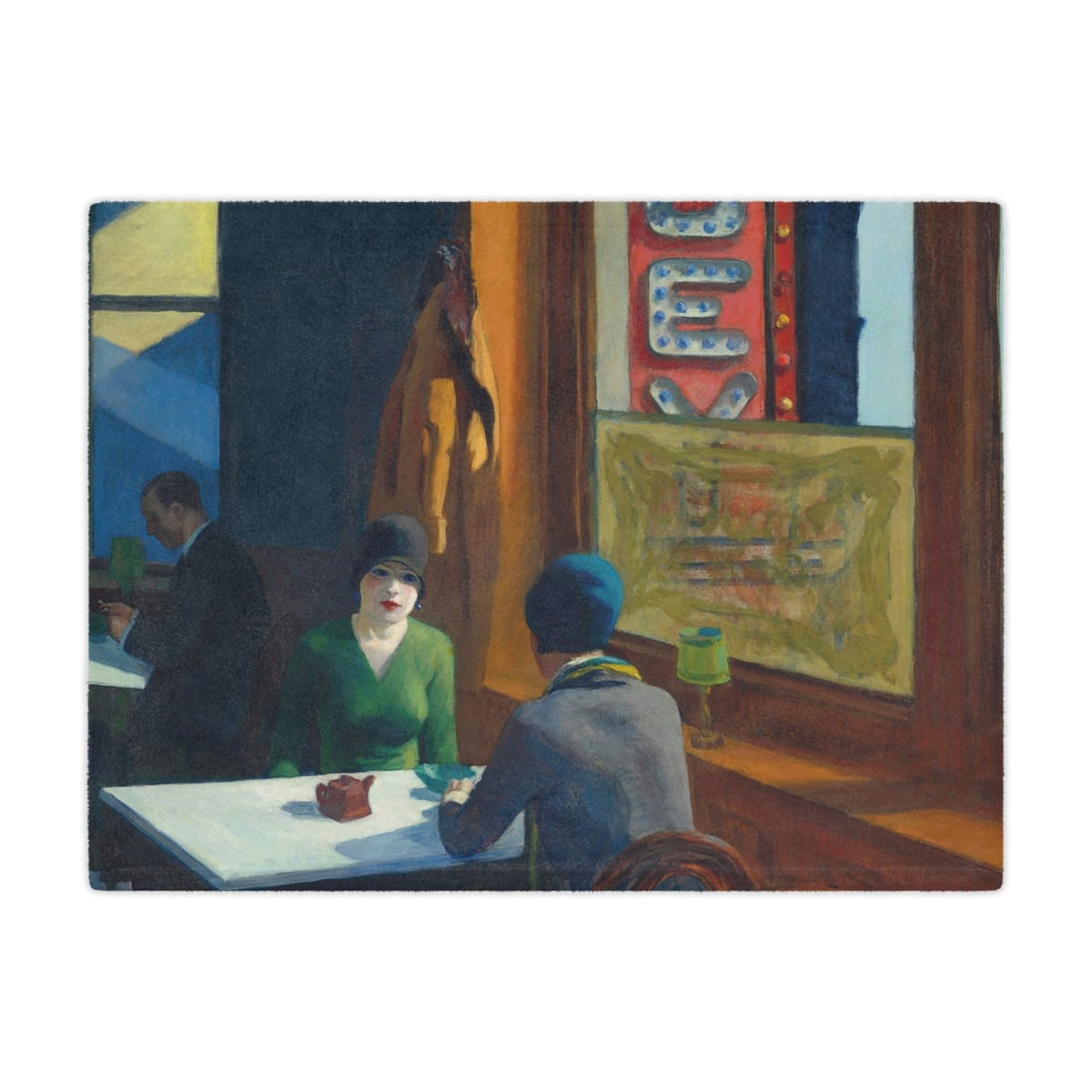 Chop Suey by Edward Hopper Art Blanket – The Mob Wife