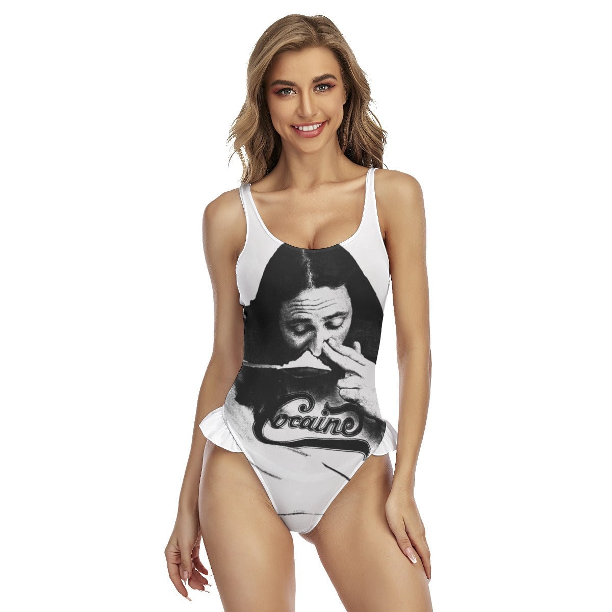 Cash Money Dollar Bill Gangster One-piece Swimsuit