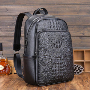 Buy Alligator Backpack in Black Luxury Backpack for Men Purse