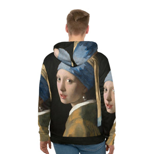 Girl with a Pearl Earring Johannes Vermeer Art Hoodie – The Mob Wife