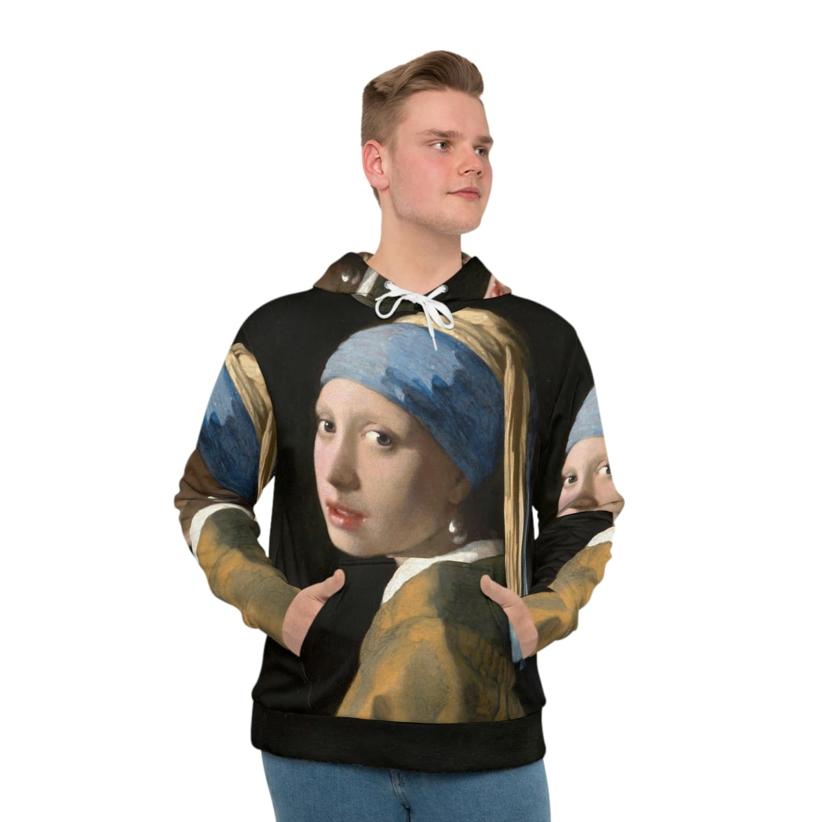 Girl with a Pearl Earring Johannes Vermeer Art Hoodie