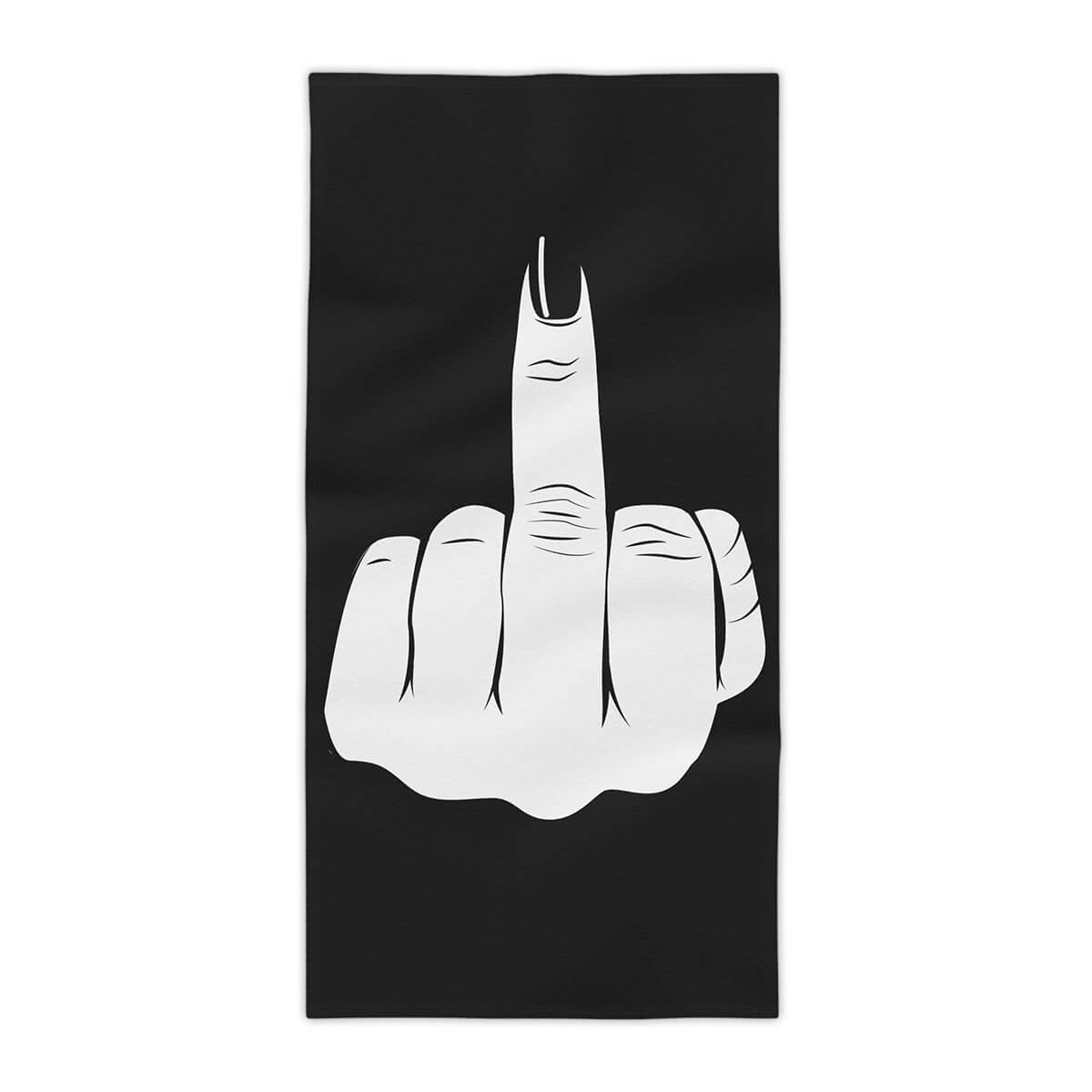 Kiss My Middle Finger Beach Towel – The Mob Wife