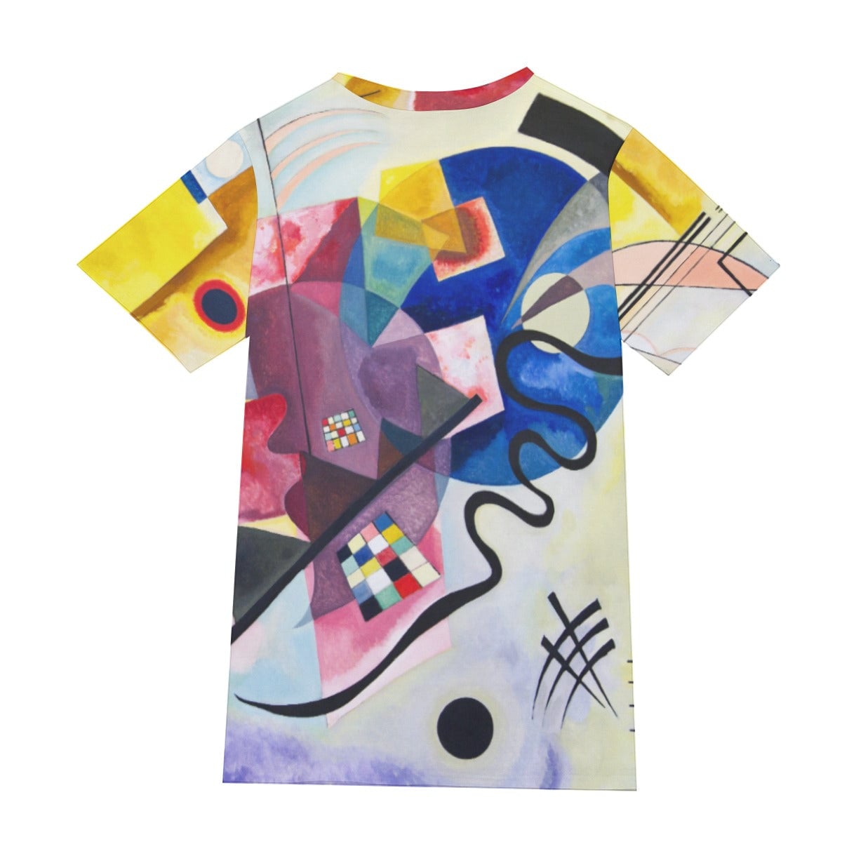 The Mob Wife Yellow-Red-Blue Wassily Kandinsky Art Sweatshirt