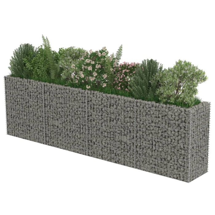 Doe herleven kool voedsel Medina Gabion plantenbak verhoogd 360x50x100 cm gegalvaniseerd staal —  Medina Home