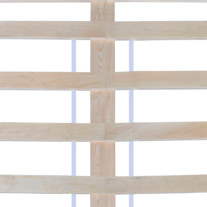 Medina Bedframe massief grenenhout wit 180x200 cm