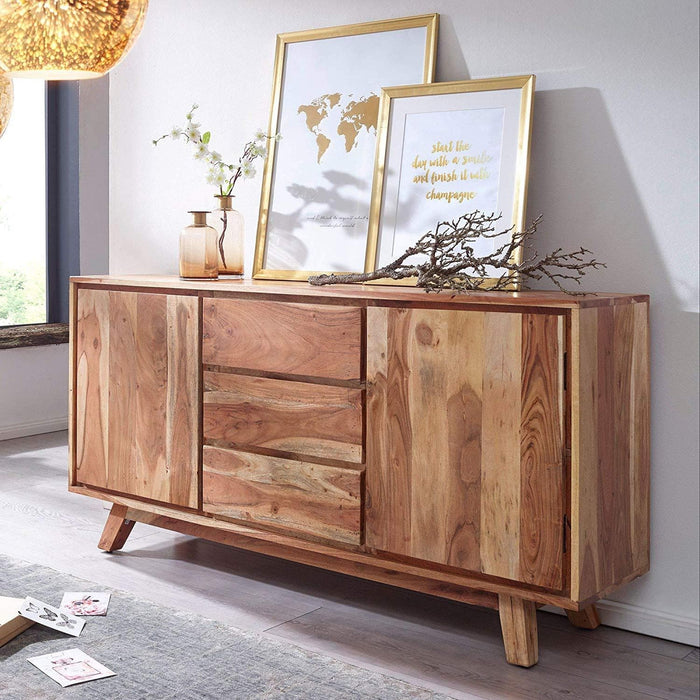 Afrekenen Somber eerlijk Medina Dressoir - Moderne houten kast - Acacia - 160 x 81 x 40 cm — Medina  Home