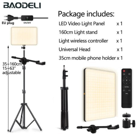 light panel stand