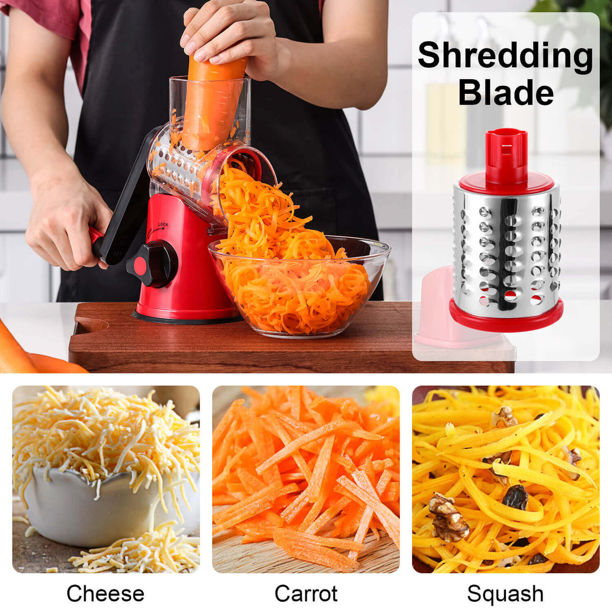 Rotary Cheese Grater, FOOD PREP