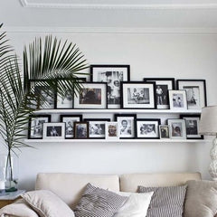 Beautiful Home Decor Home styling tips and ideas to hand a family photo gallery wall shelf