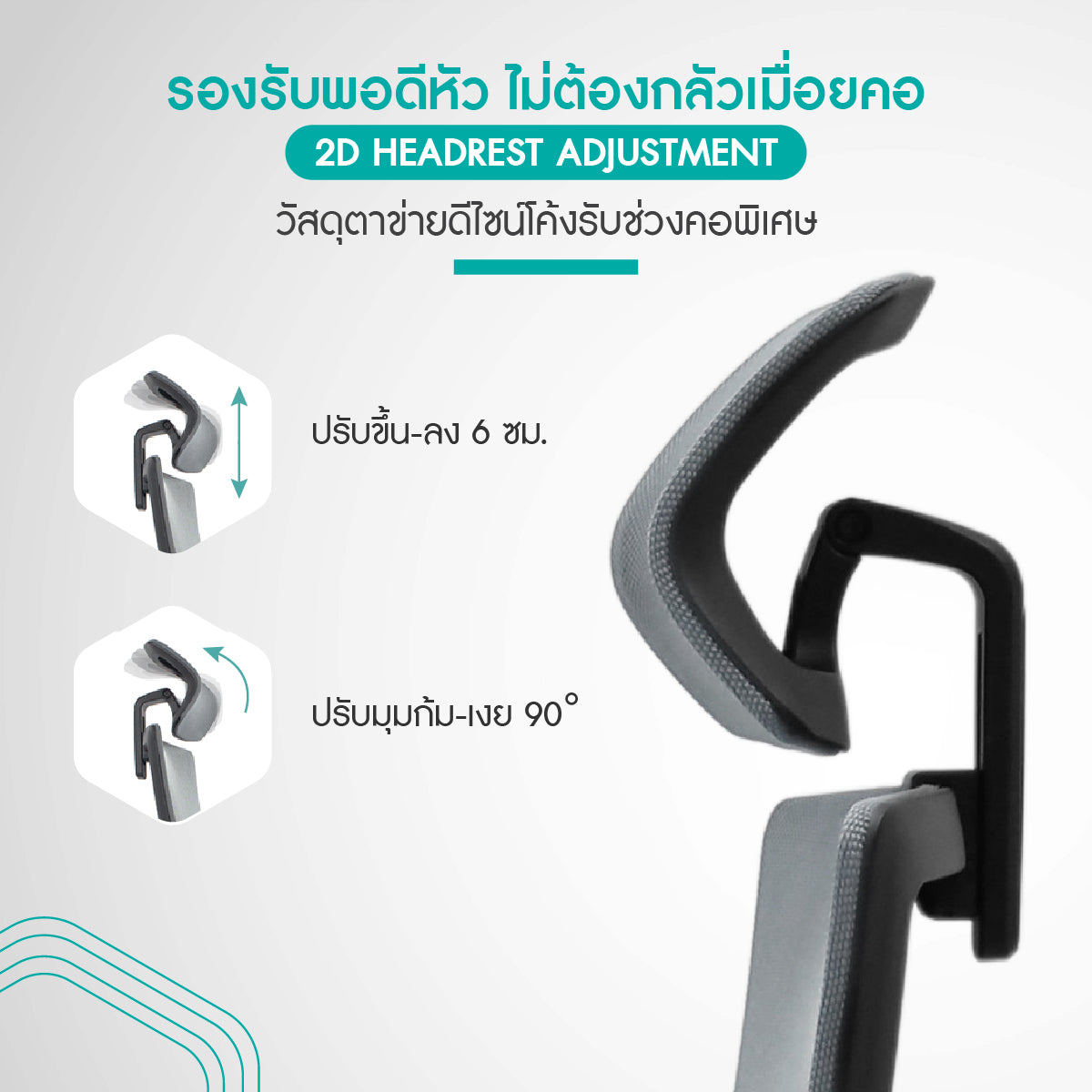 เก้าอี้สุขภาพ เก้าอี้ทำงาน เก้าอี้การยศาสตร์ เก้าอี้ ergonomic เก้าอี้คนตัวเล็ก เก้าอี้ปรับที่รองหัวได้