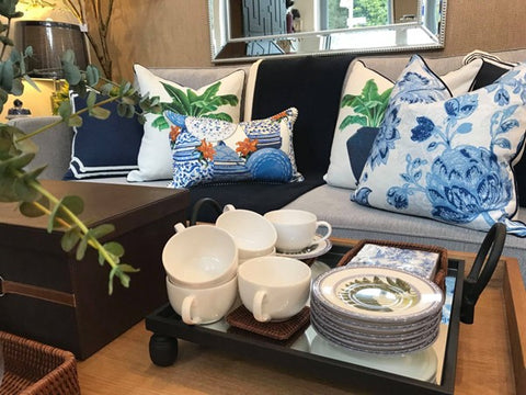 Hamptons inspired cushions